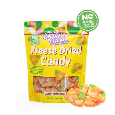 منجمد خشڪ ڪرچي پيزا (قدرتي رنگ)